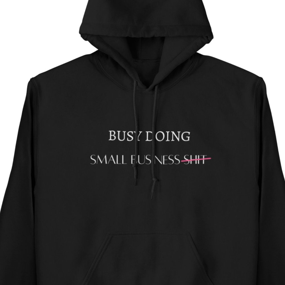 Black Small business Hoodie